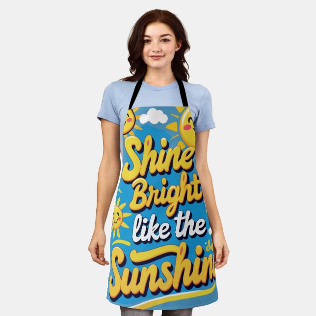 Sonnenschein in der Küche - Shine Bright Schürze (Getragen)