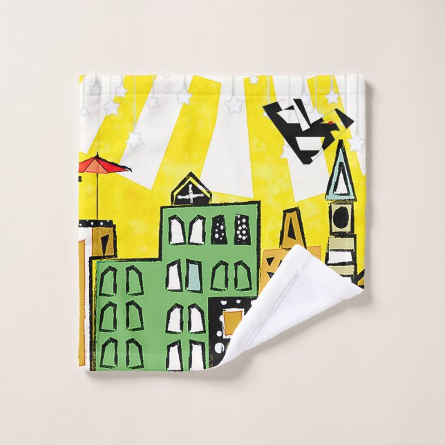 SONNENSCHEIN IN DER STADT WASCHLAPPEN (Waschlappen)