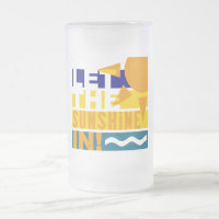 Sonnenschein in Tasse gelassen