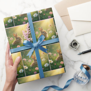 Sonnenschein in Wildblume Wiese Geschenkpapier