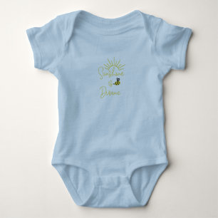 Sonnenschein ist das Design göttlicher Bienen Baby Strampler
