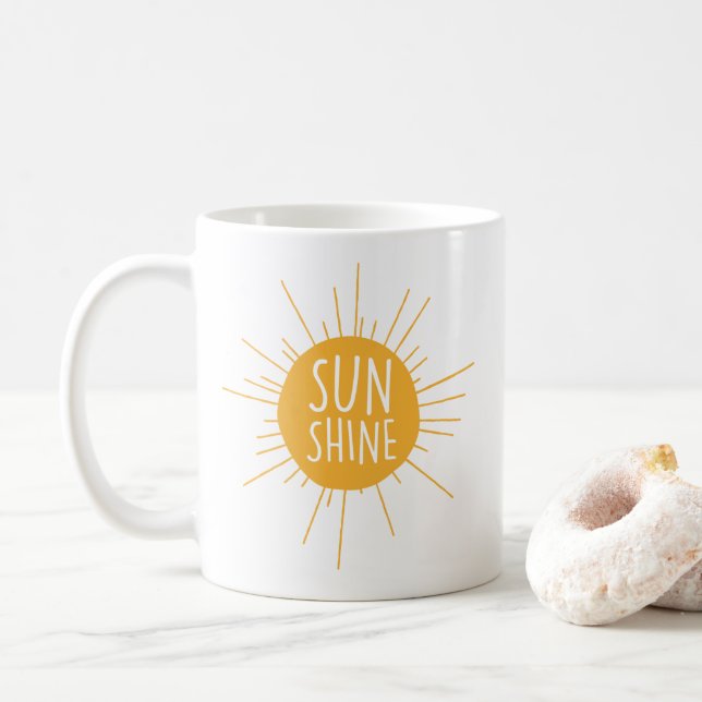 Sonnenschein-Kaffee-Tasse Tasse (Mit Donut)