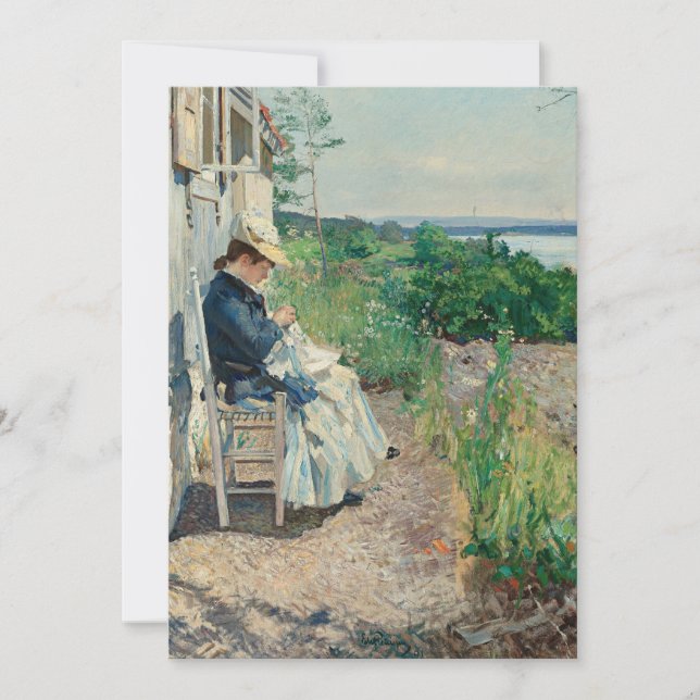 Sonnenschein, Kalvøya | Eilif Peterssen (Vorderseite)