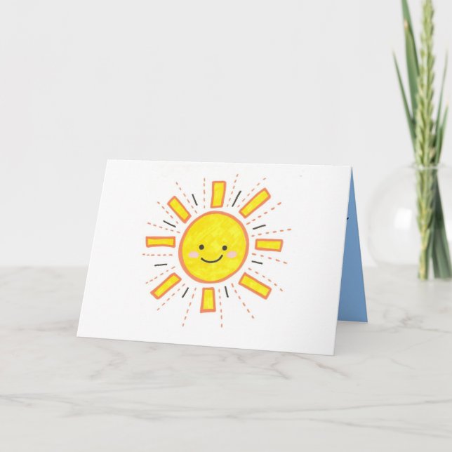 Sonnenschein Karte (Vorderseite)