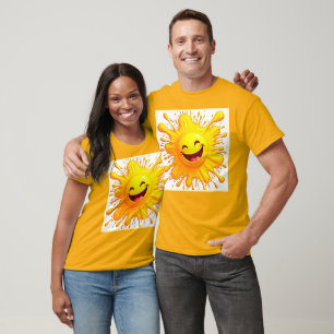 Sonnenschein-Lächeln: Explodierende Freude T-Shirt