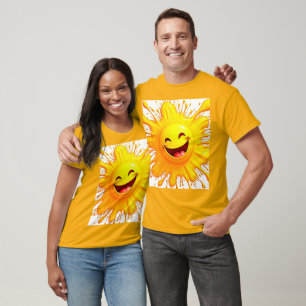 Sonnenschein-Lächeln: Explodierende Freude T-Shirt