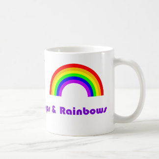 Sonnenschein-Lutscher und Regenbogen Tasse