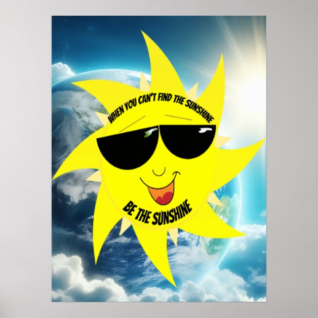 Sonnenschein Menschen Poster (Vorne)