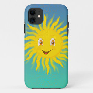Sonnenschein mit kreisförmigen Linien Case-Mate iPhone Hülle