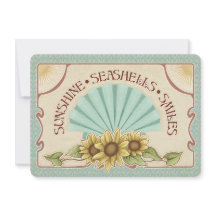 Sonnenschein Muscheln Lächeln Vintage Vibes