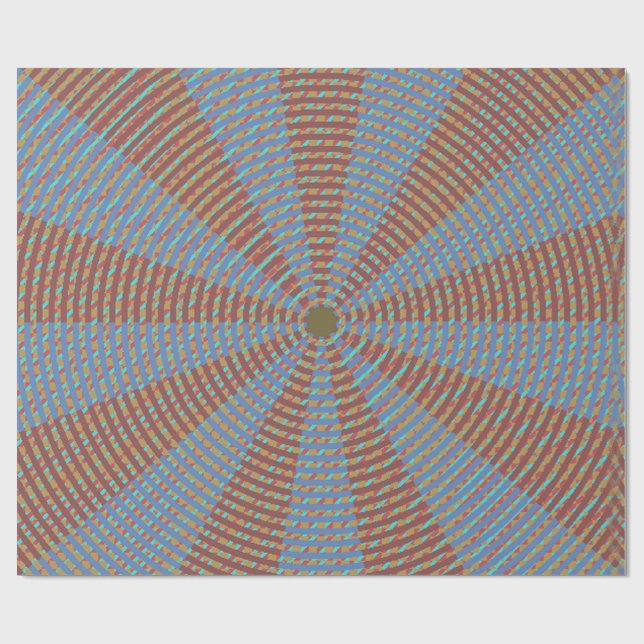 Sonnenschein-Muster  Geschenkpapier (Flach)