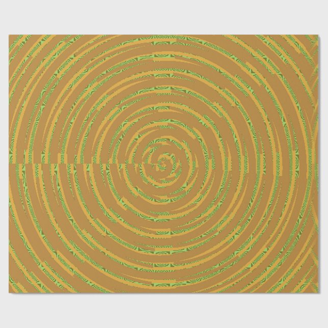 Sonnenschein-Muster  Geschenkpapier (Flach)