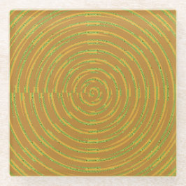 Sonnenschein-Muster Glasuntersetzer