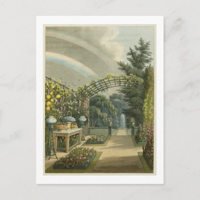 Sonnenschein nach Regen, aus "Fragmenten auf der T Postkarte (Vorderseite)