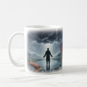 Sonnenschein nach Regen Hoffnungsvolle Erneuerung Kaffeetasse