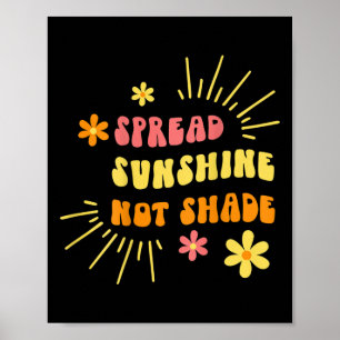 Sonnenschein nicht verschwiegen - Freundlichkeit, Poster