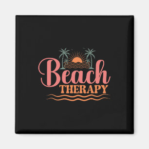 Sonnenschein-Paradies Sommer-Vibes Strand-Therapie Magnet
