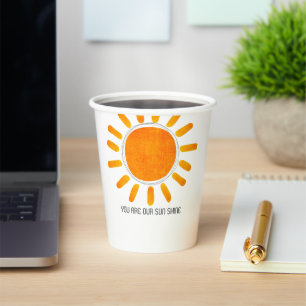 Sonnenschein-Party-Becher Pappbecher