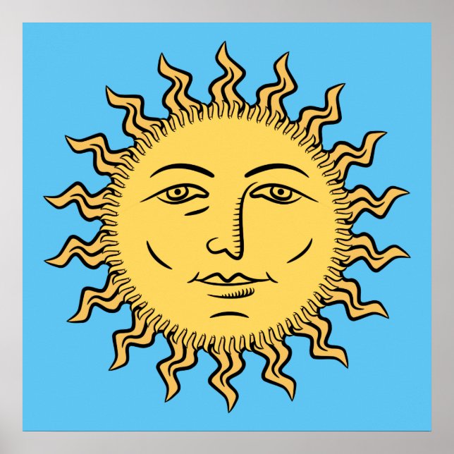 Sonnenschein Poster (Vorne)