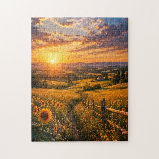 Sonnenschein Puzzle (Vertikal)