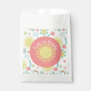 Sonnenschein Regenbogen Floral Geburtstag  Geschenktütchen