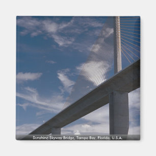 Sonnenschein Skyway Brücke, Tampa Bay, Florida, Magnet
