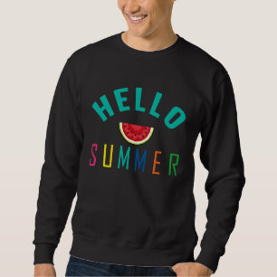 Sonnenschein Sommer Palmen Strand Stimmung Hallo S Sweatshirt