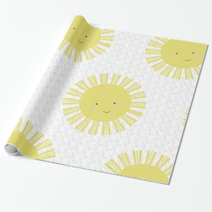 Sonnenschein-Sprinkles-Sonnen-Geschenkpapier Geschenkpapier
