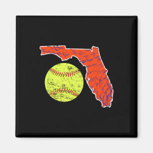 Sonnenschein-Staat Florida Softll Magnet