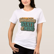 Sonnenschein-Staat-Shirt, Retro-Strandurlaub-Shirt