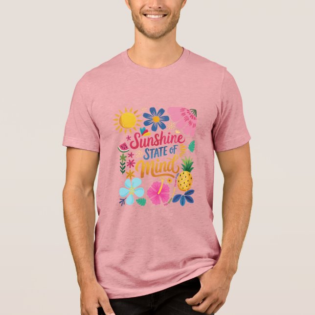 Sonnenschein-Staat Tri-Blend Shirt (Vorderseite)