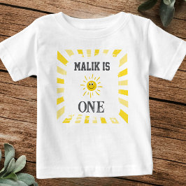 Sonnenschein T-Shirt Kinder 1. Geburtstagsfeier