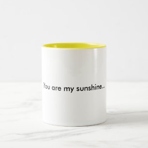 Sonnenschein-Tasse Zweifarbige Tasse