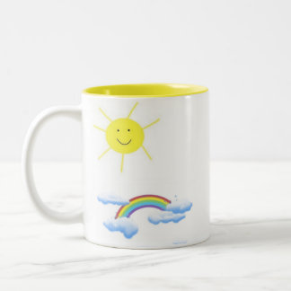 Sonnenschein-Tasse Zweifarbige Tasse