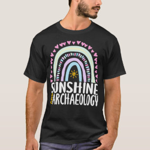 Sonnenschein und Archäologie Niedliches Regenbogen T-Shirt