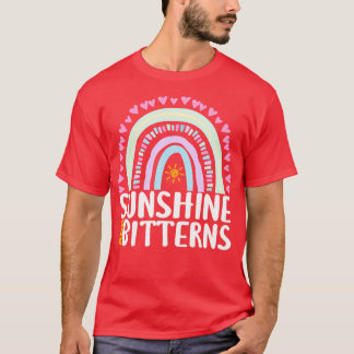 Sonnenschein und Bitterns Niedliches Regenbogenges T-Shirt