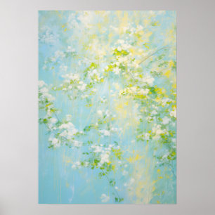 Sonnenschein und Blume Abstrakt Art Poster