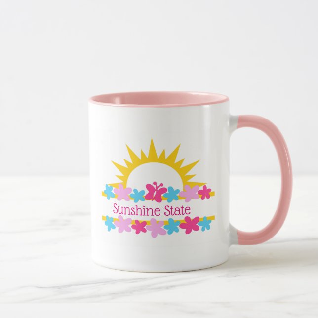 Sonnenschein und Blume Tasse (Rechts)