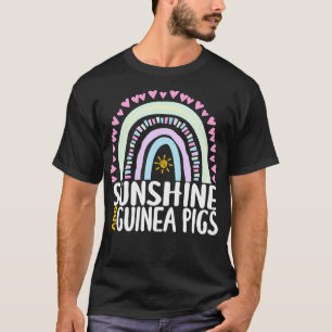 Sonnenschein und Guinea Schweine Niedliches Regenb T-Shirt