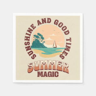 Sonnenschein und gute Zeiten - Sommermagie Serviette