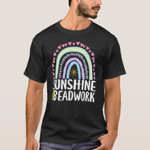 Sonnenschein und Niedliche Rainbow-Frauen T-Shirt