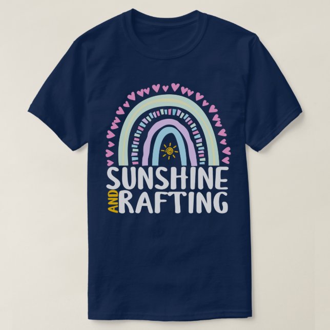 Sonnenschein und Niedlicher Regenbogen für Frauen  T-Shirt (Design vorne)