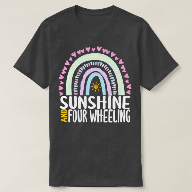 Sonnenschein und Niedliches Regenbogengeschenk für T-Shirt (Design vorne)