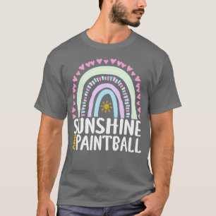 Sonnenschein und Paintball Süßes Regenbogen-Gesche T-Shirt