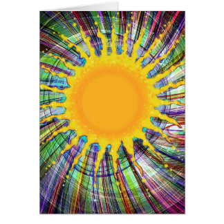 Sonnenschein und Regenbogens