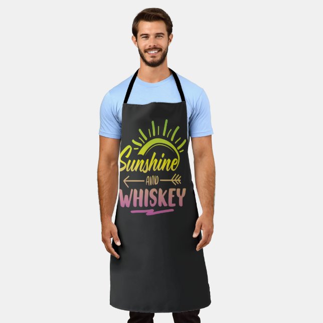 Sonnenschein und Whiskey Schürze (Getragen)