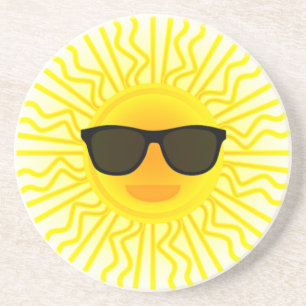 Sonnenschein-Unterlage Getränkeuntersetzer