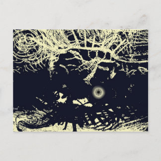 Sonnenschein verlassend postkarte