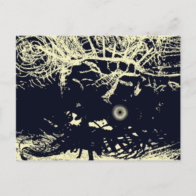 Sonnenschein verlassend postkarte (Vorderseite)