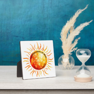 Sonnenschein-Zustand, Sorgen zurückgelassen Fotoplatte